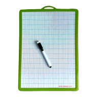 Tablita scris reutilizabila copii 3+ ani 32x23.5 cm cu liniatura si marker Adison